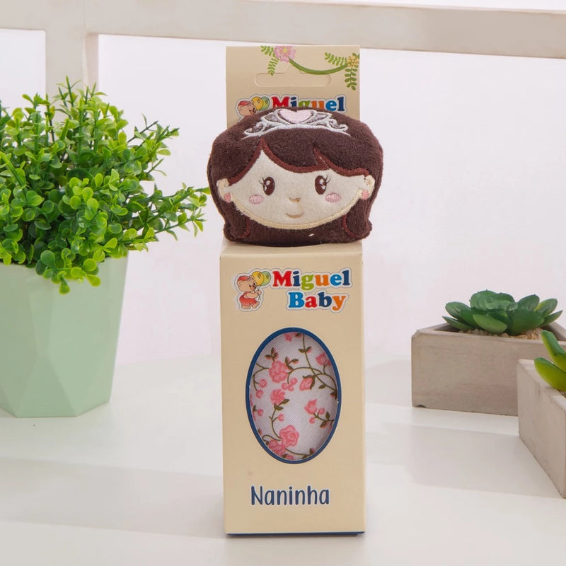 Naninha Para Bebê Com Porta Chupeta