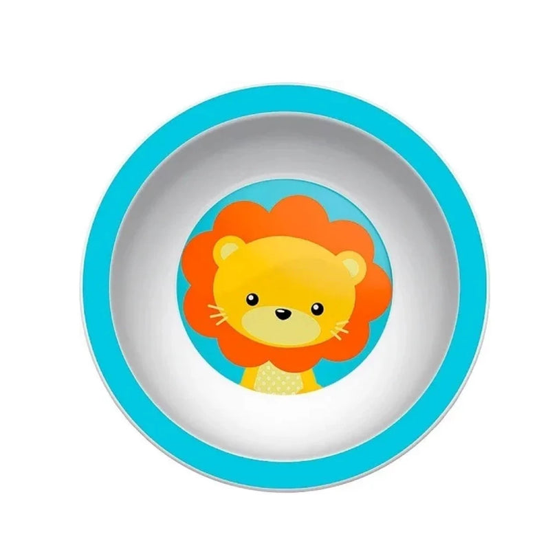Pratinho Fundo Para Bebe Infantil Estampado Animal Leao Unicorinio Buba