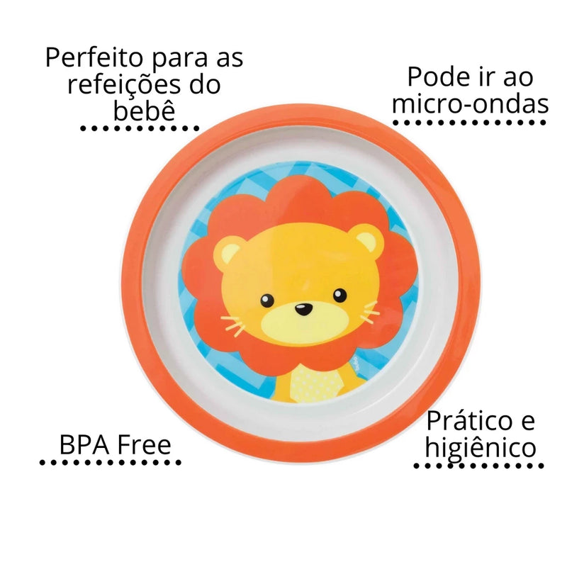 Prato Raso Infantil Estampado da Buba