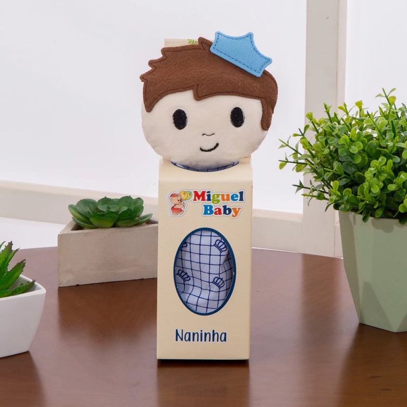 Naninha Para Bebê Com Porta Chupeta