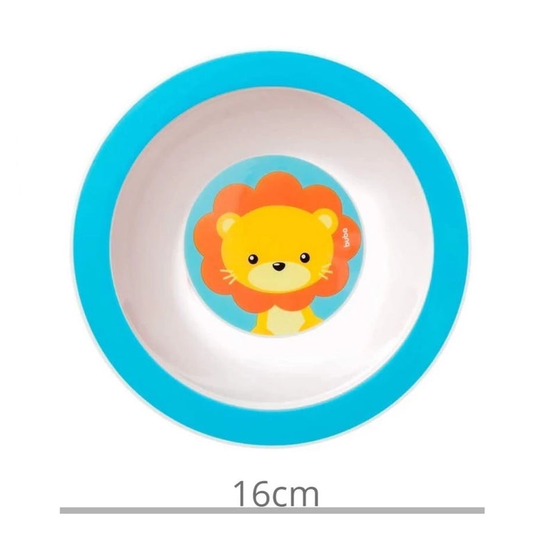 Pratinho Fundo Para Bebe Infantil Estampado Animal Leao Unicorinio Buba