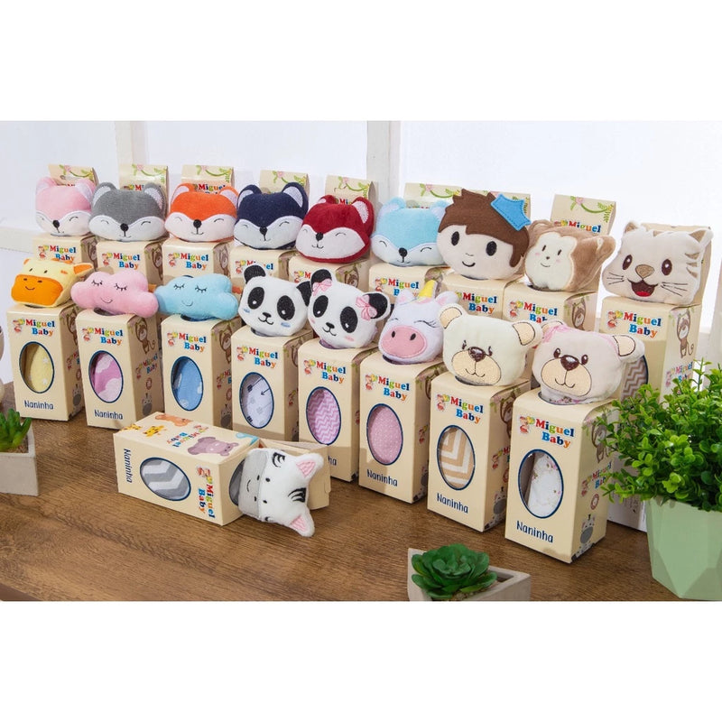 Naninha Para Bebê Com Porta Chupeta