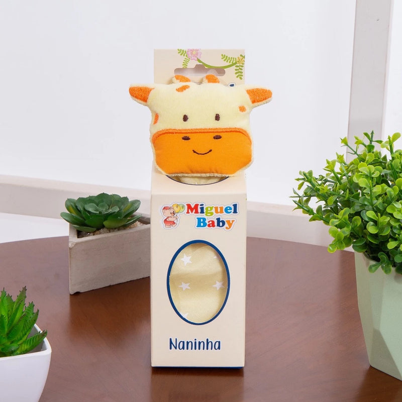 Naninha Para Bebê Com Porta Chupeta