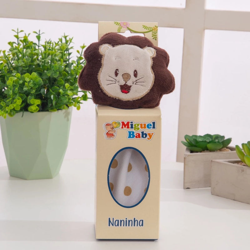 Naninha Para Bebê Com Porta Chupeta