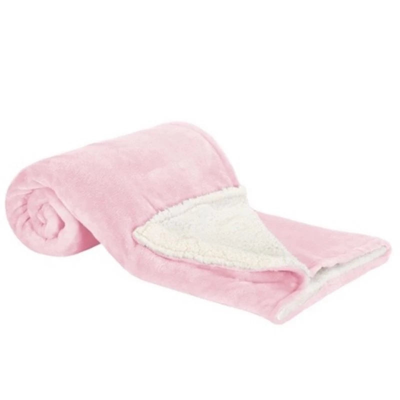 Manta para bebê Soft Sherpa Dupla Face