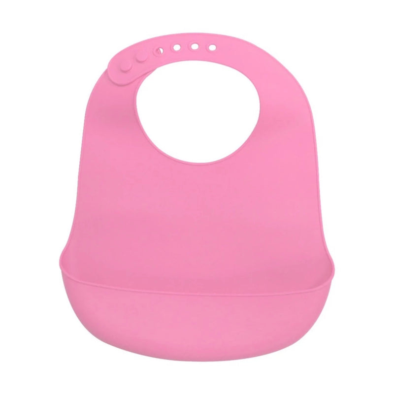 Babador Impermeavel De Silicone Ajustavel Com Bolso Pega Migalhas Western