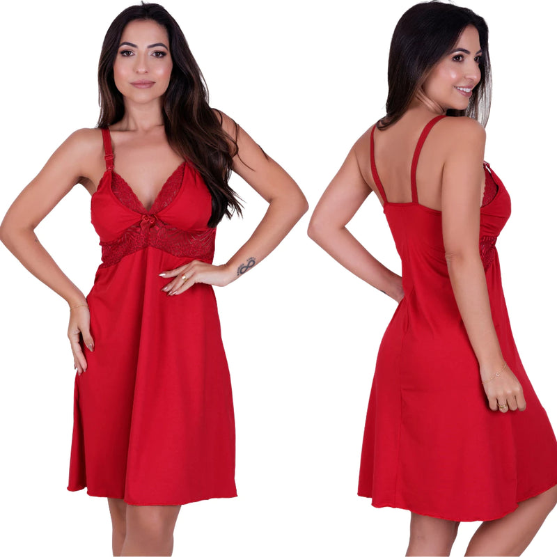 Camisola para Amamentação - Abre Fácil e Confortável
