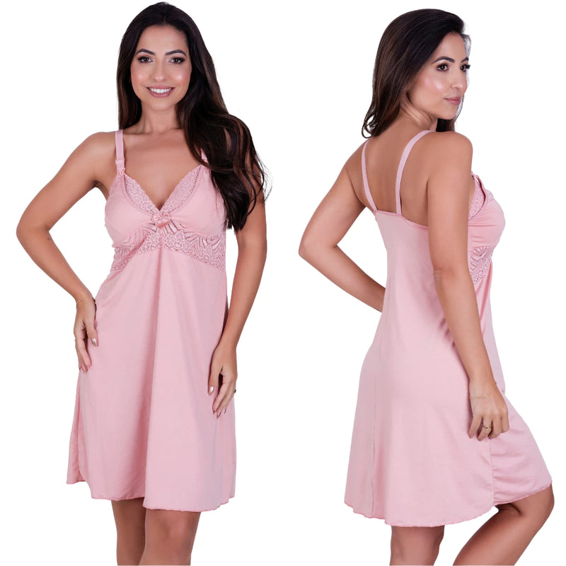Camisola para Amamentação - Abre Fácil e Confortável