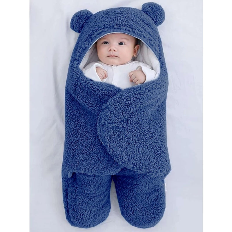 Saco de Dormir pra Bebe Ursinha Menina e Menino Maternidade | 3 CORES DISPONIVEIS