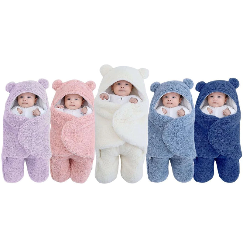 Saco de Dormir pra Bebe Ursinha Menina e Menino Maternidade | 3 CORES DISPONIVEIS