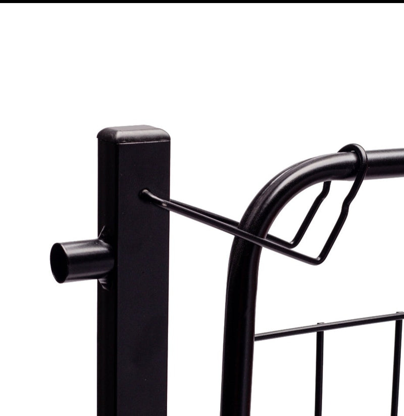 Grade de proteção em portas - 80cm Preto