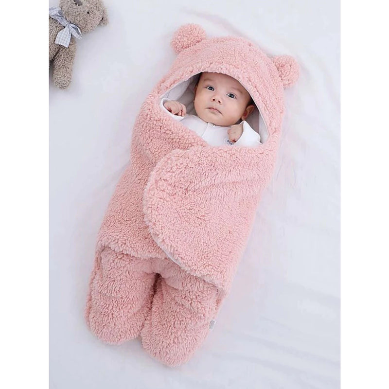 Saco de Dormir pra Bebe Ursinha Menina e Menino Maternidade | 3 CORES DISPONIVEIS
