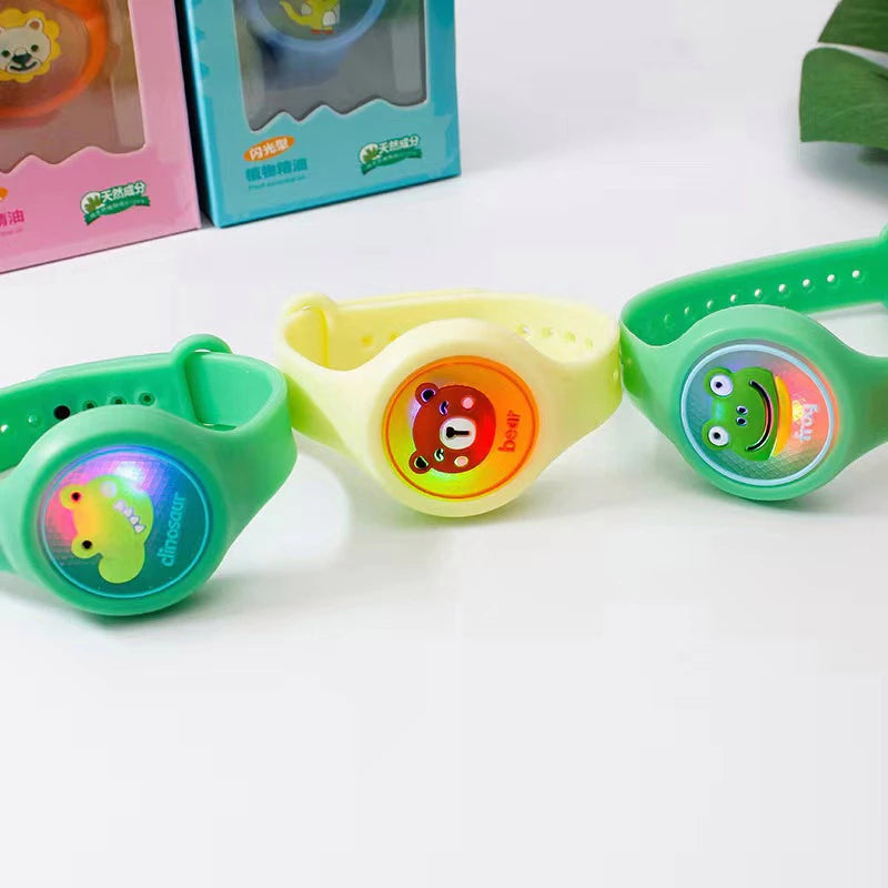 Pulseira Repelente De Mosquitos Com Luz LED