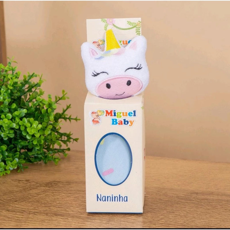 Naninha Para Bebê Com Porta Chupeta