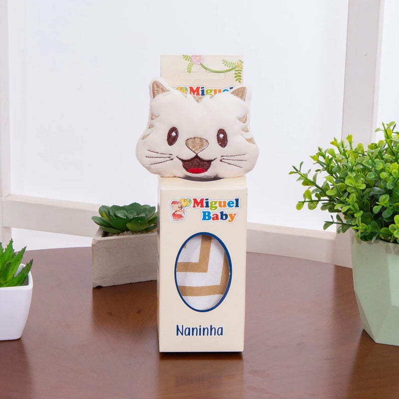 Naninha Para Bebê Com Porta Chupeta